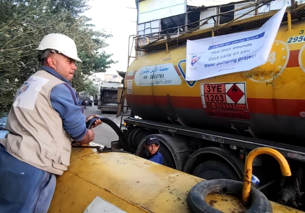 Clean Water Distribution for Displaced Families in Gaza